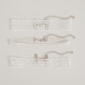 Lace Choker Necklace Set